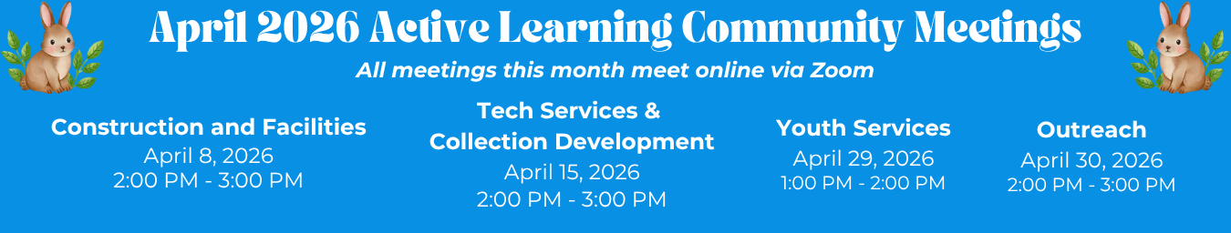 April 2026 Active Learning Community Meetings