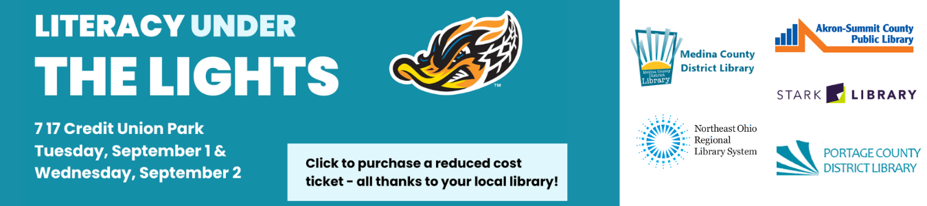 Literacy Under the Lights with the Akron Rubberducks. Purchase reduced cost ticket now.