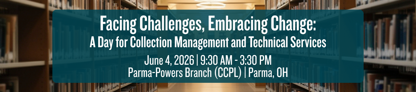 Facing Challenges, Embracing Change. June 4, 2026. 9:30 AM - 3:30 PM. Parma, OH