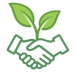 Logo of the JAFSCD Value Chain Coordination briefs series is a handshake topped by a growing plant.