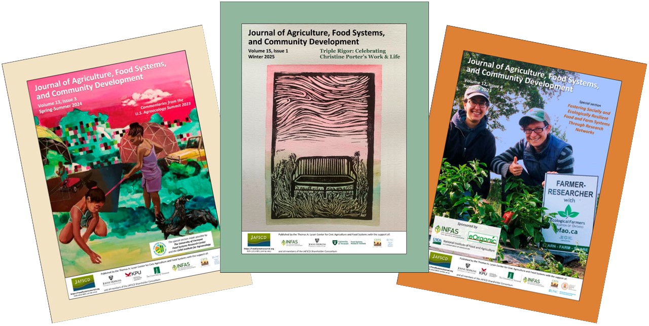 Three covers of JAFSCD in a fan layout