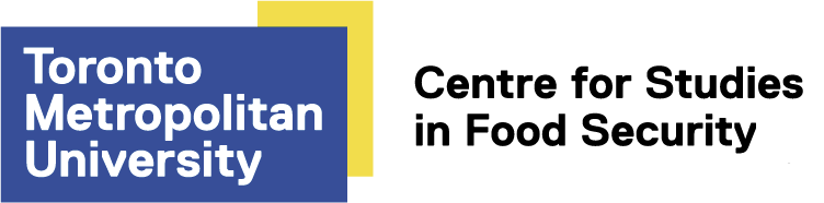 Logo of Toronto Metropolian University's Centre for Studies in Food Security